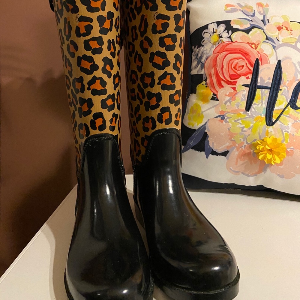 Authentic Coach rain boots